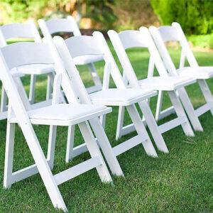 White Padded Chairs